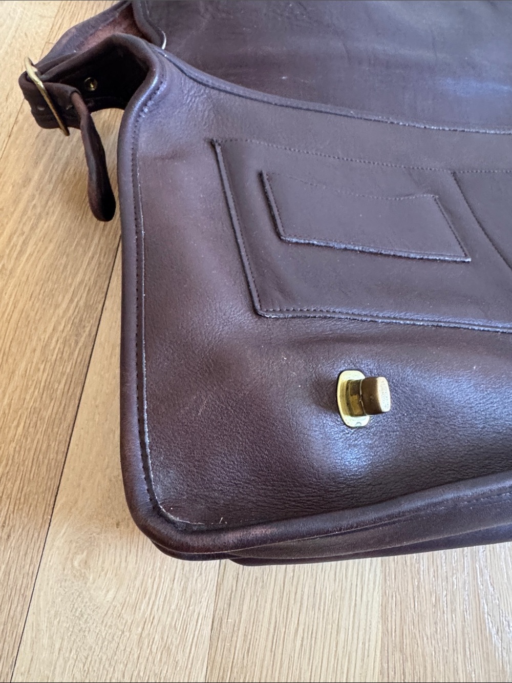 Coach Vintage Essex Legacy Leather Briefcase Messenger Laptop Bag Brown - Picture 14 of 16